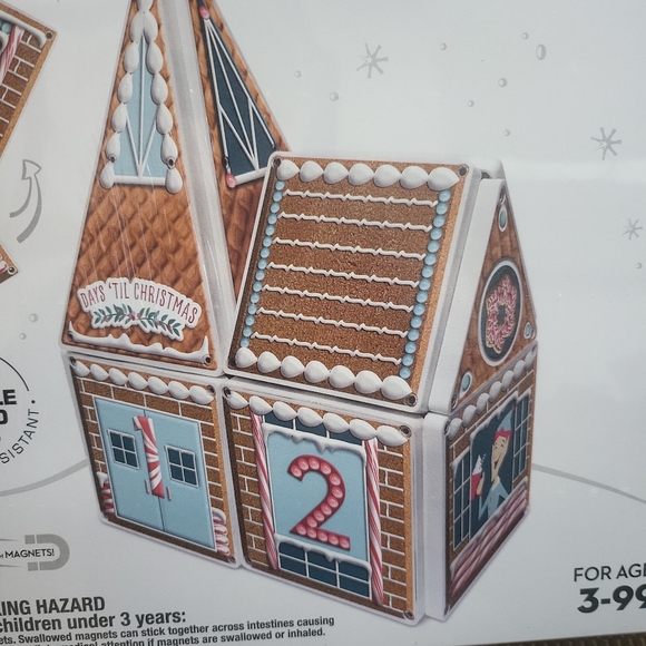 magnatiles Toys Nib Structures Magnatiles Gingerbread House Advent